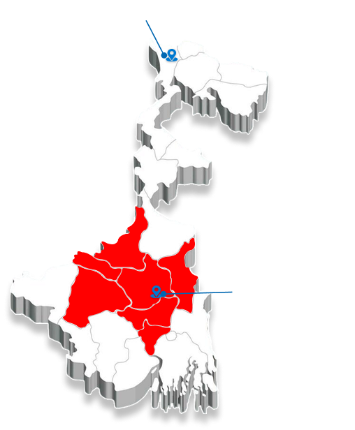 Service coverage map